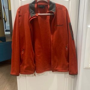 Women’s Marmot Polartec Jacket size small orange rust color